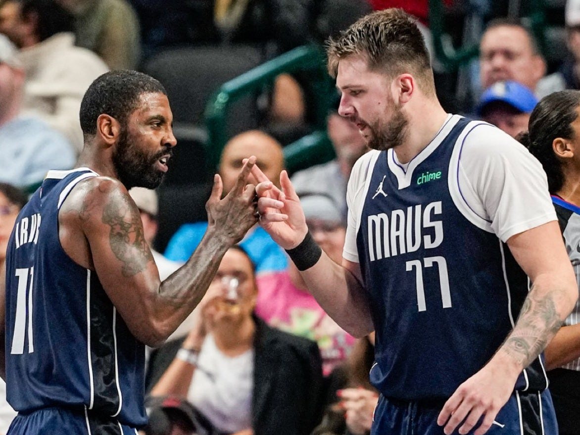 Kyrie Irving, Luka Dončić, Dallas Mavericks, NBA