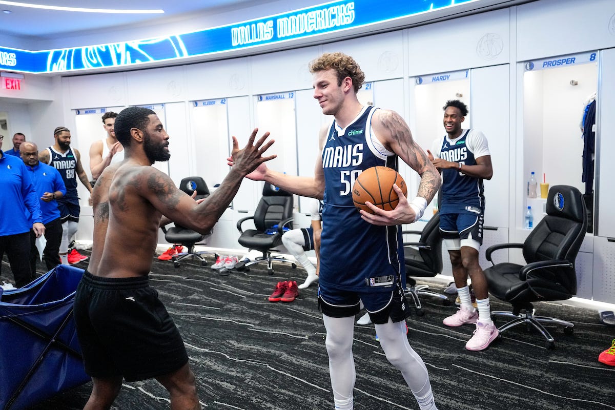 Kylor Kelley, Dallas Mavericks, Kyrie Irving, NBA