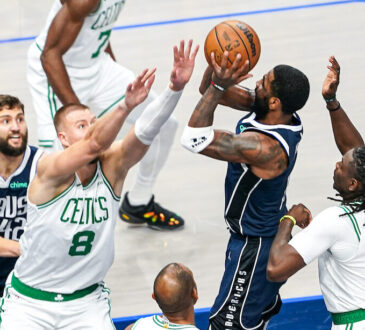 Kristaps Potzingis, Boston Celtics, Dallas Mavericks, Kyrie Irving, NBA