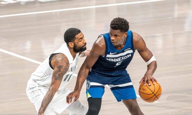 Kyrie Irving, Dallas Mavericks, NBA, Anthony Edwards, Minnesota Timberwolves