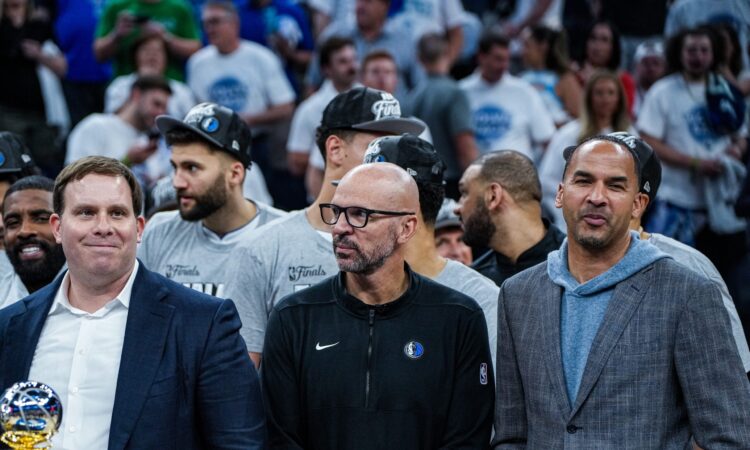 Jason Kidd, Patrick Dumont, Nico Harrison, Dallas Mavericks, NBA