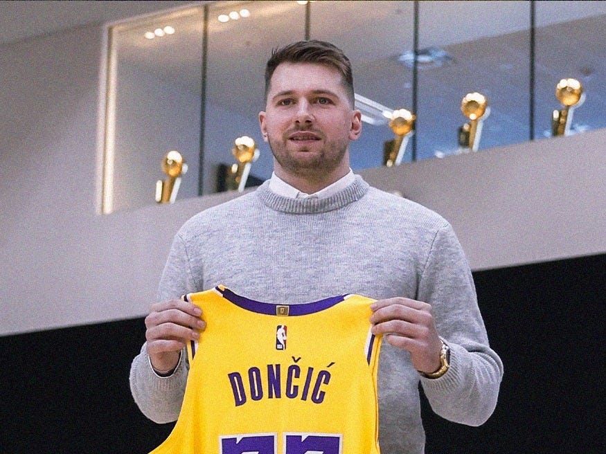 Luka Dončić, Los Angeles Lakers, NBA