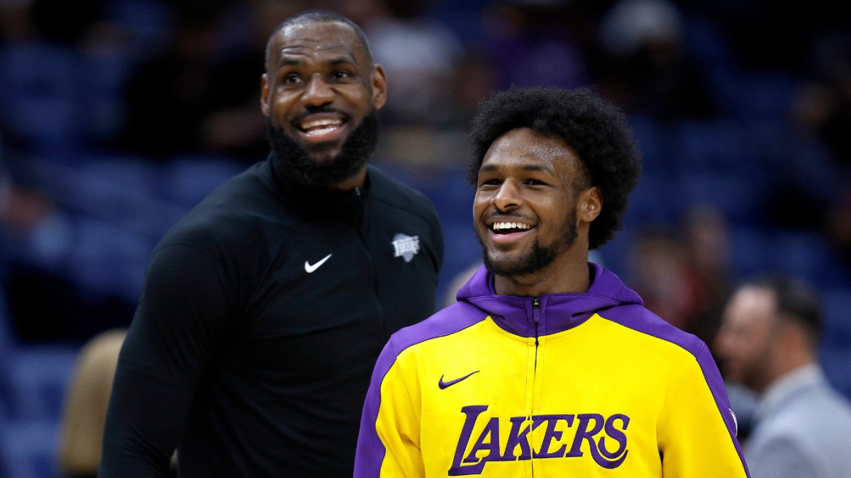 Bronny James, LeBron James, Los Angeles Lakers, NBA