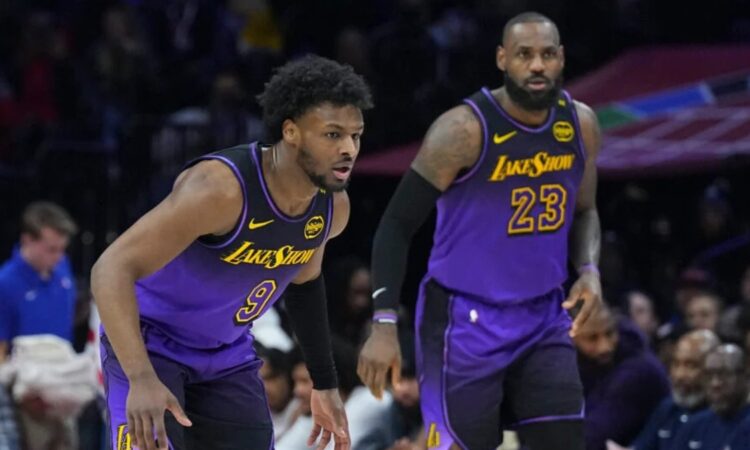 Bronny James, LeBron James, Los Angeles Lakers, NBA