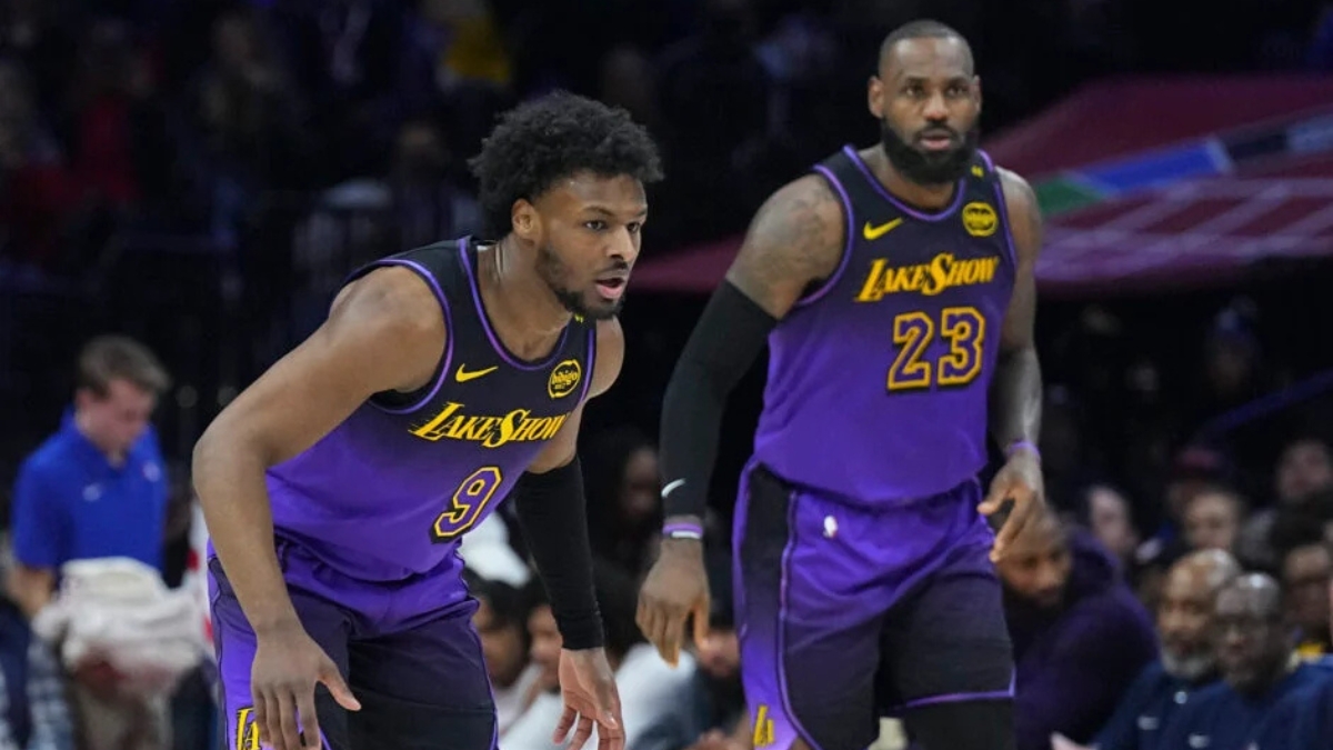 Bronny James, LeBron James, Los Angeles Lakers, NBA