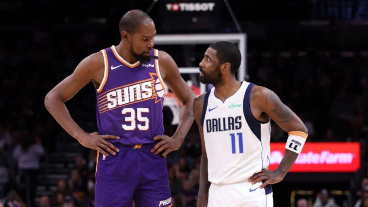 Kevin Durant, Kyrie Irving, Dallas Mavericks, NBA, Quinn Cook, Houston Rockets