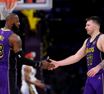 Luka Dončić, LeBron James, Los Angeles Lakers, NBA