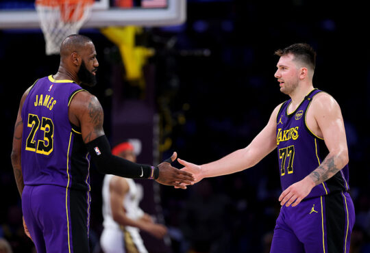 Luka Dončić, LeBron James, Los Angeles Lakers, NBA