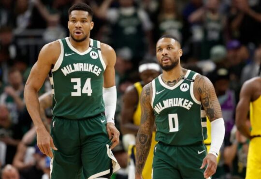 Giannis Antetokounmpo, Damian Lillard, NBA, Milwaukee Bucks