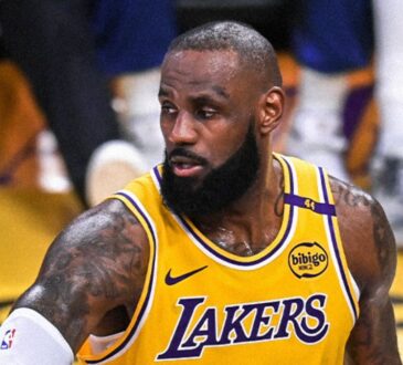 NBA legend LeBron James of the Los Angeles Lakers