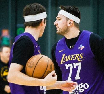 Luka Dončić, Austin Reaves, Los Angeles Lakers, NBA