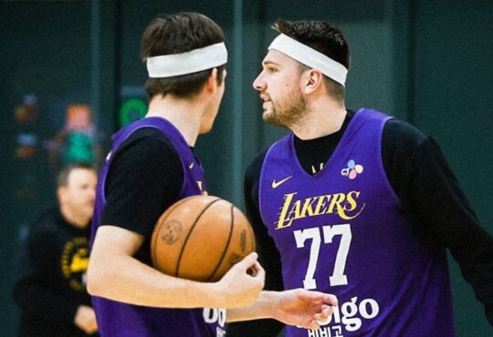 Luka Dončić, Austin Reaves, Los Angeles Lakers, NBA