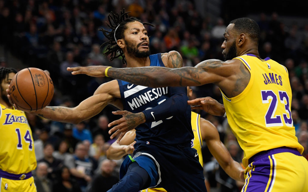 LeBron James, Los Angeles Lakers, Derrick Rose, NBA, Chicago Bulls