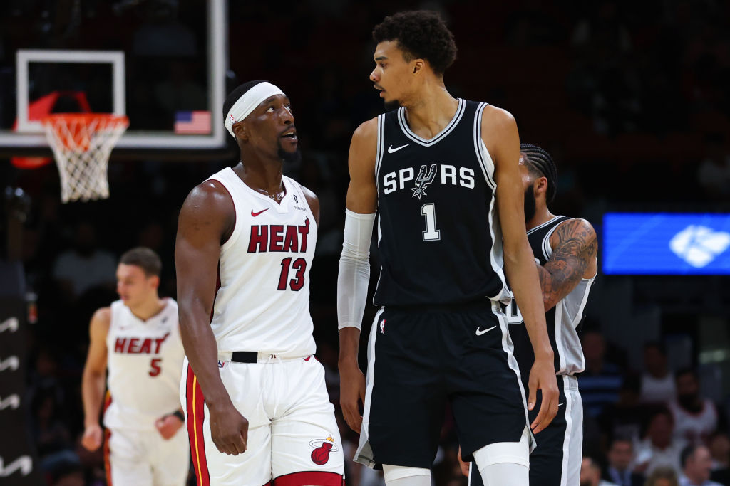 NBA Trade Idea Sends Miami Heat's Bam Adebayo to San Antonio Spurs
