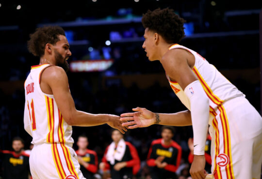 Trae Young, Jalen Johnson, Atlanta Hawks, NBA