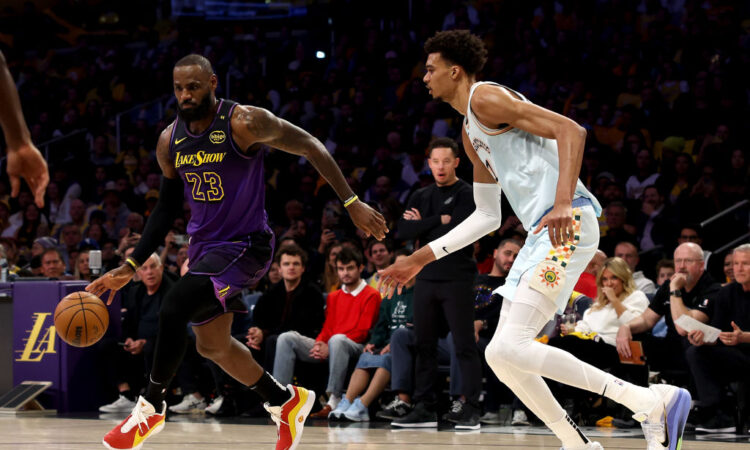 NBA Trade Idea Sends Los Angeles Lakers' LeBron James, Bronny James to San Antonio Spurs