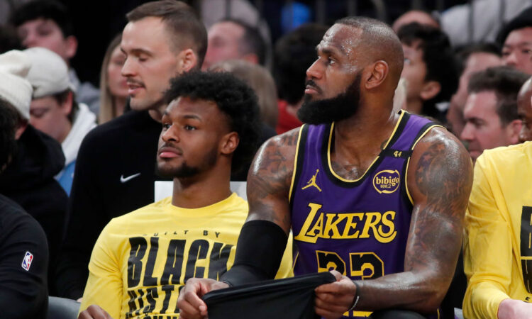 NBA Trade Idea Sends Los Angeles Lakers LeBron James, Bronny James to Dallas Mavericks