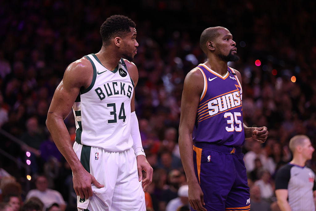 Giannis Antetokounmpo, Kevin Durant, San Antonio Spurs, Milwaukee Bucks, NBA