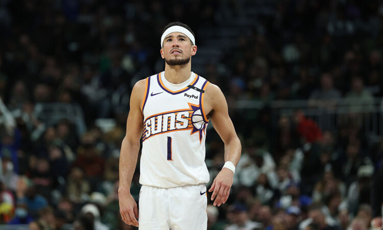 NBA Trade Idea Sends Phoenix Suns Star Devin Booker to Houston Rockets