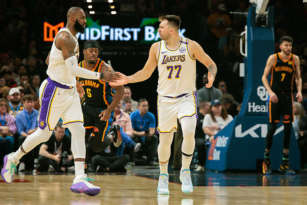 LeBron James, Luka Dončić, Los Angeles Lakers, NBA