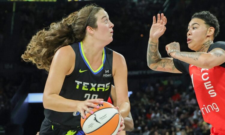 Maddy Siegrist, Dallas Wings, WNBA, Las Vegas Aces