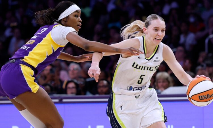 Paige Bueckers, Dallas Wings, Los Angeles Sparks, WNBA