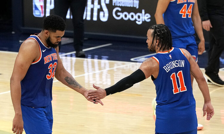 NBA, New York Knicks, Jalen Brunson, Karl-Anthony Towns