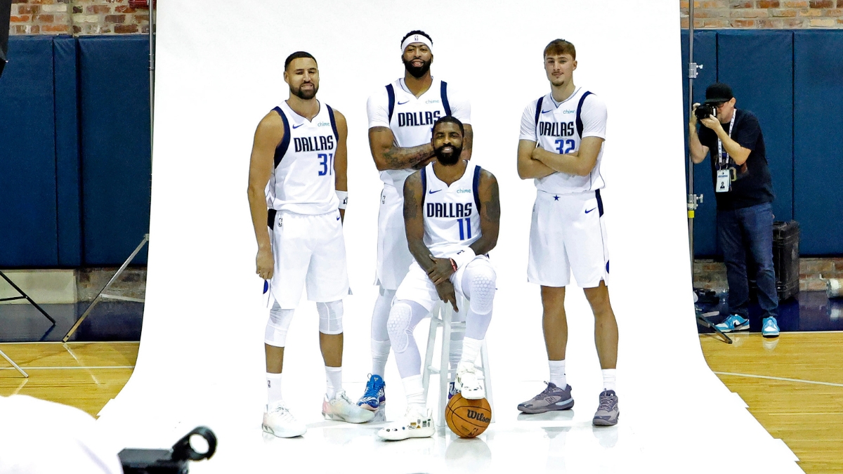 Anthony Davis, Kyrie Irving, Cooper Flagg, Klay Thompson, Dallas Mavericks, NBA