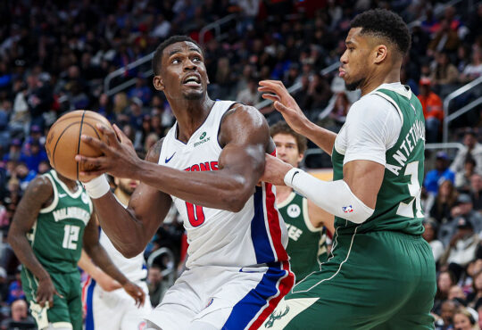 NBA Trade Idea Sends Giannis Antetokounmpo From Milwaukee Bucks To Detroit Pistons