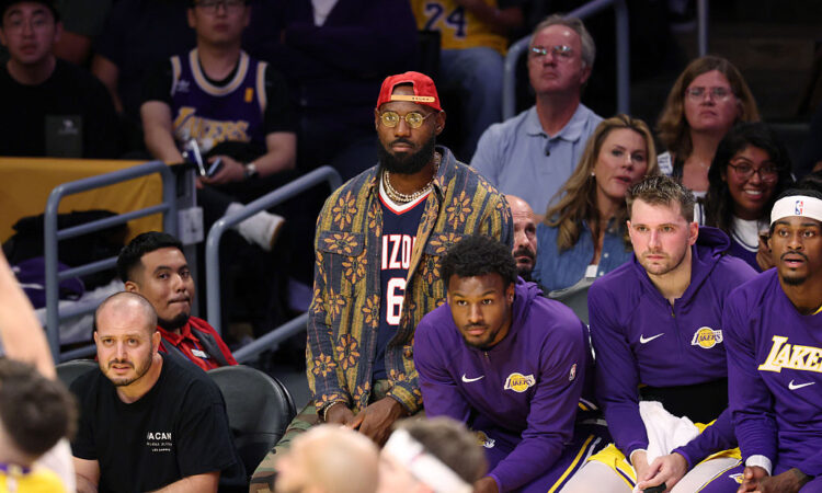 NBA, Los Angeles Lakers, LeBron James, Damon Jones