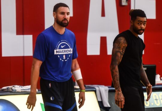 Klay Thompson, D'Angelo Russell, Dallas Mavericks, NBA