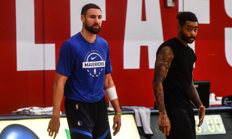 Klay Thompson, D'Angelo Russell, Dallas Mavericks, NBA