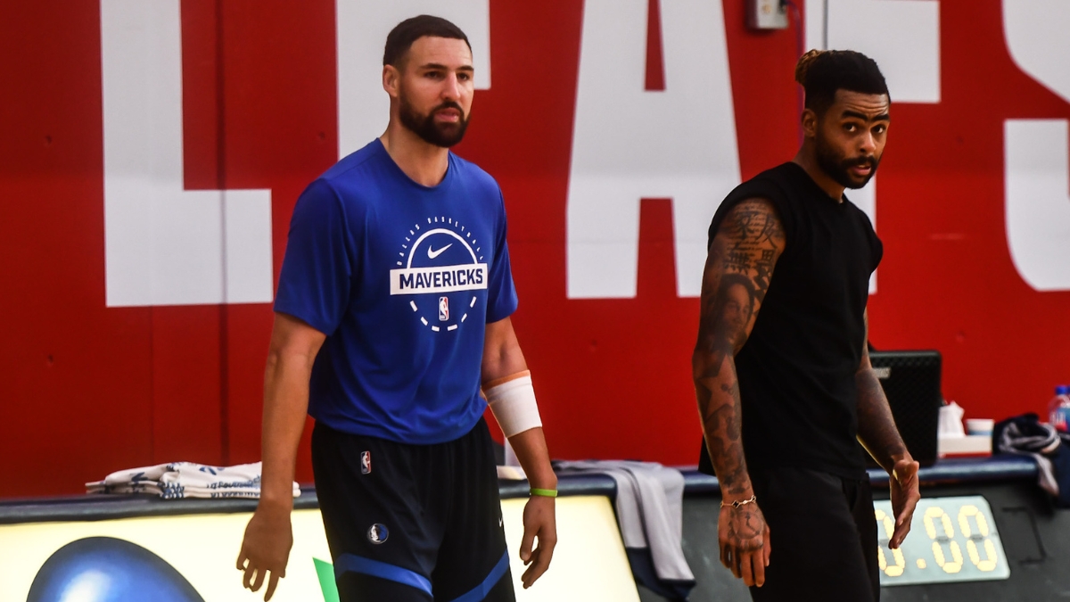 Klay Thompson, D'Angelo Russell, Dallas Mavericks, NBA