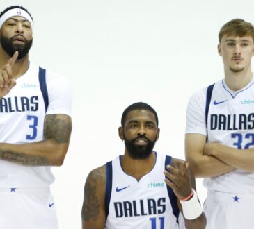 Cooper Flagg, Dallas Mavericks, NBA, Anthony Davis, Kyrie Irving