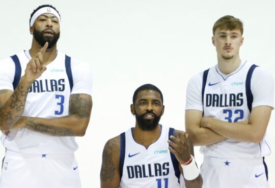 Cooper Flagg, Dallas Mavericks, NBA, Anthony Davis, Kyrie Irving