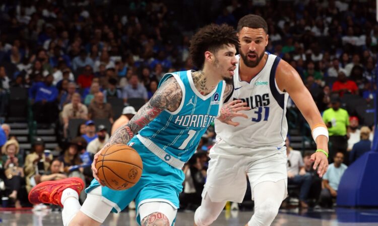 Klay Thompson, Dallas Mavericks, NBA, LaMelo Ball, Charlotte Hornets