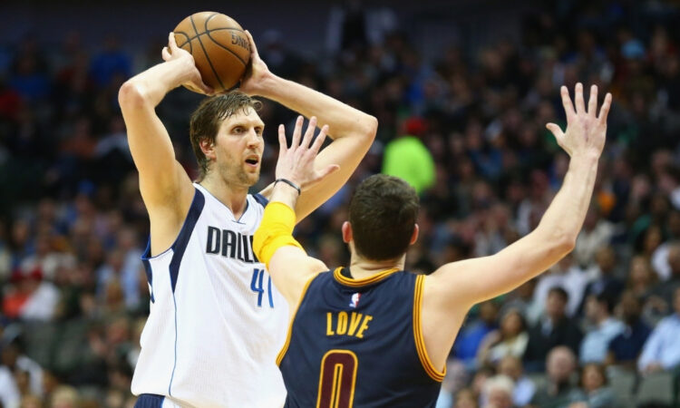 Dirk Nowitzki, Dallas Mavericks, Kevin Love, Cleveland Cavaliers, NBA