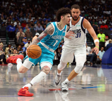 NBA Trade Idea Sends LaMelo Ball To Mavericks, Klay Thompson To Lakers, Rui Hachimura To Hornets