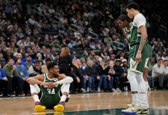 Milwaukee Bucks' Giannis Antetokounmpo NBA