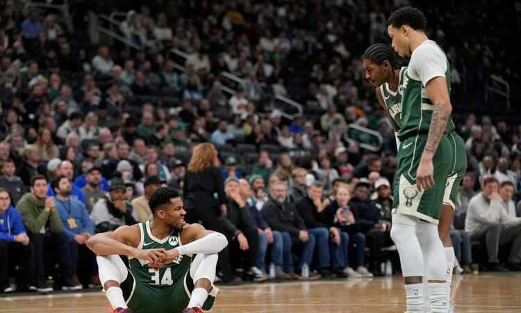 Milwaukee Bucks' Giannis Antetokounmpo NBA