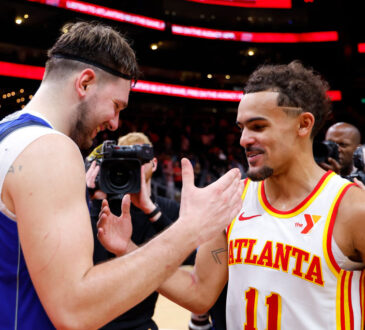 Los Angeles Lakers' Luka Dončić Reacts To Trae Young Being Traded To Washington Wizards From Atlanta Hawks NBA