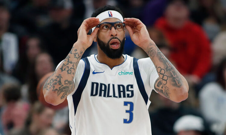 NBA Dallas Mavericks Anthony Davis