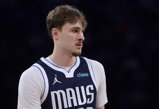 NBA: Cooper Flagg handles the ball for the Dallas Mavericks against the New York Knicks at Madison Square Garden