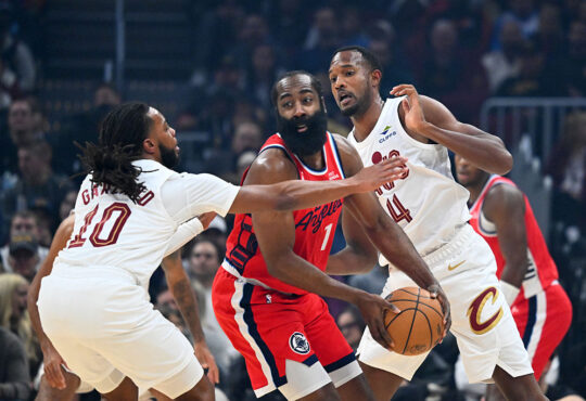 James Harden Cleveland Cavaliers Los Angeles Clippers NBA