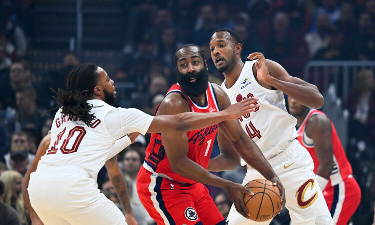 James Harden Cleveland Cavaliers Los Angeles Clippers NBA