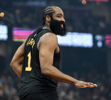 NBA guard James Harden of the Cleveland Cavaliers