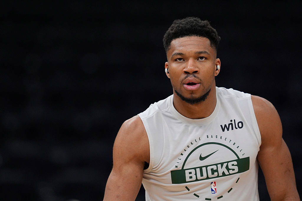NBA star Giannis Antetokounmpo of the Milwaukee Bucks