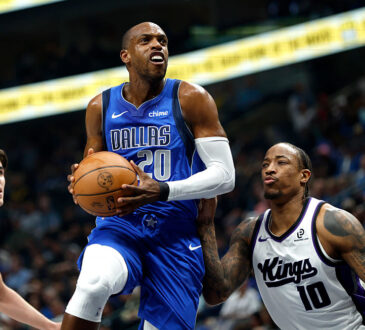 NBA forward Khris Middleton of the Dallas Mavericks is drawing interest from the Denver Nuggets
