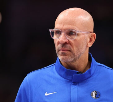 NBA: Jason Kidd looks on from the sideline during the Dallas Mavericks’ game against the Golden State Warriors at American Airlines Center