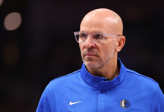 NBA: Jason Kidd looks on from the sideline during the Dallas Mavericks’ game against the Golden State Warriors at American Airlines Center